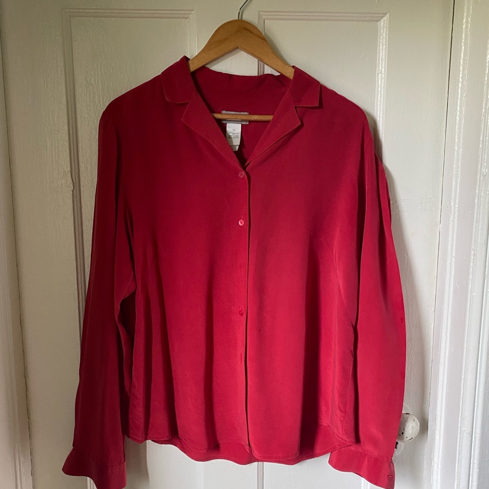 Liz Claiborne vintage silk button up